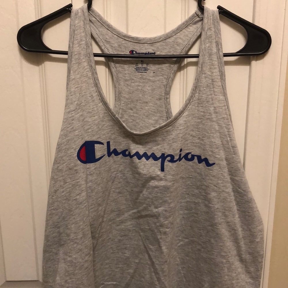 Champion gray racerback tank
